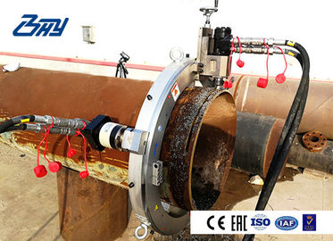 Hydraulic Split Frame O.D. Mount Pipe Cutting Beveling Machine For Onsite Service